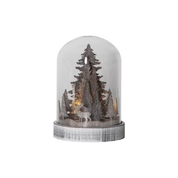 Decorațiune luminoasă de Crăciun maro ø 12,5 cm Kupol – Star Trading