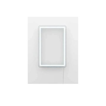 DecoraÈu009Biune luminoasÄde perete Candy Shock Rectangle, 30 x 40 cm, alb