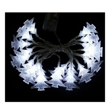 InstalaÈu009Bie cu LED-uri Casa SelecciÃ³n Pino, 20 de lumini, alb