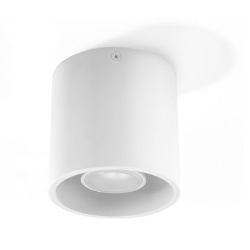 PlafonierÄSollux Roda, alb