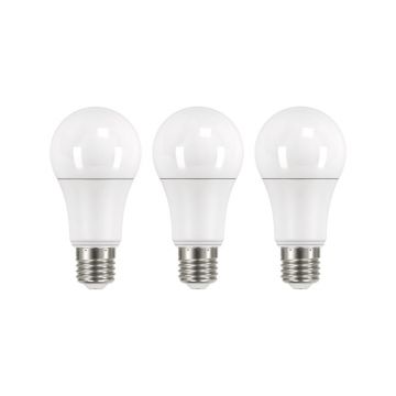 Set 3 becuri cu LED EMOS Classic A60 Warm White, 13,2W E27