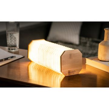 Veioză în culoare naturală LED cu intensitate reglabilă (înălțime 3,5 cm) Accordion – Gingko