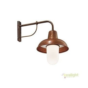 Aplica de perete cu protectie IP44, fabricata manual, diam.25,5cm, Contrada 243.25.OR