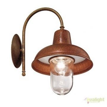 Aplica de perete cu protectie IP44, fabricata manual, diam.25,5cm, Contrada 243.26.OR