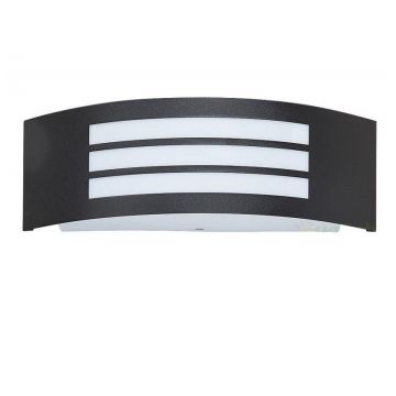 Aplica de perete exterior IP44, dim.31x10cm, negru Roma 8409 RX