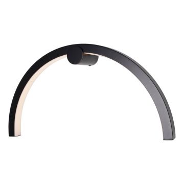 Aplica de perete lumina ambientala LED IP44 TRIO ARC negru mat