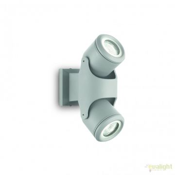 Aplica de perete moderna de exterior cu protectie IP44 XENO AP2 gri 129518