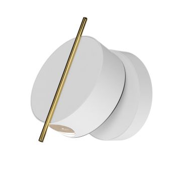 Aplica LED ambientala reglabila design modern minimalist Nuance alb/auriu