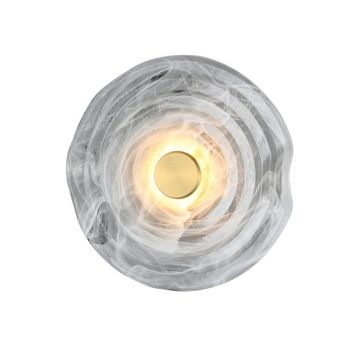 Aplica LED design modern decorativ NESTOR TOP 30 brass