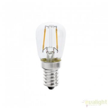 Bec E14 LED decorativ T26 FILAMENT 1W 2700K 17446