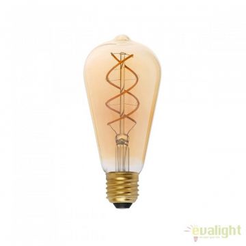 BEC LED filament dimabil 5W E27 2000K lumina calda AMBER 17409