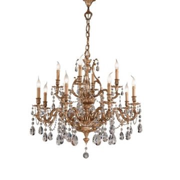 Candelabru 12 brate LUX cu cristale Scholer, Versailles