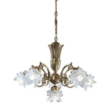 Candelabru 5 brate LUX design clasic realizat manual Michela