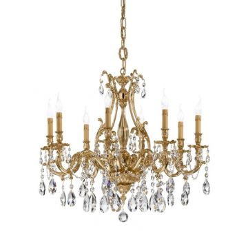 Candelabru 8 brate LUX cu cristale Scholer, Versailles