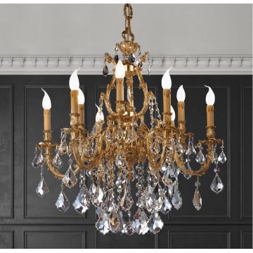 Candelabru 9 brate LUX cu cristale Scholer, Ashford