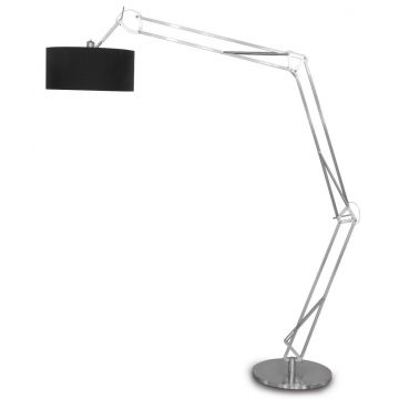 Lampadar XL modern cu brat articulat MILANO negru