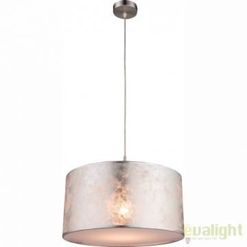 Lustra aplicata design modern argintie AMY I 15188H GL