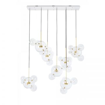 Lustra cu 7 pendule LED design modern Boliccine