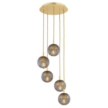 Lustra design modern cu 5 pendule Paloma