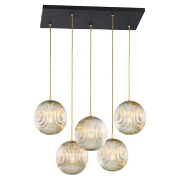 Lustra design modern cu 5 pendule Paloma