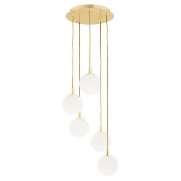 Lustra design modern cu 5 pendule Paloma