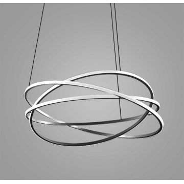 Lustra LED circulara design modern ATIA 100cm alb sau negru