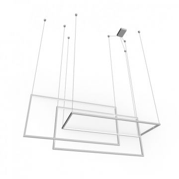 Lustra LED dimabila design modern Metric white