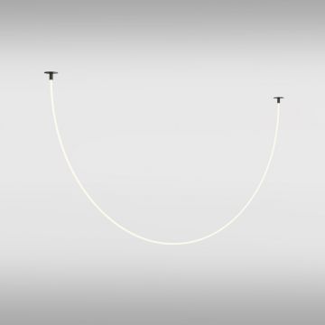 Lustra LED incastrabila tavan fals design modern Tau negru