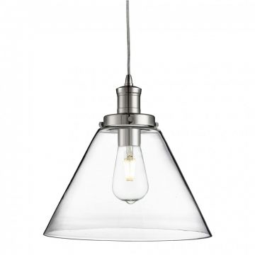 Lustra / Pendul design modern Pyramid crom/clar 3228CC SRT