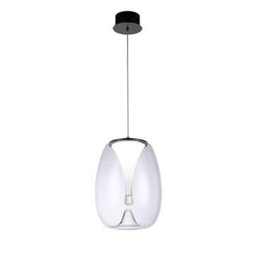 Lustra/Pendul LED design decorativ modern PAMELA 27 clar