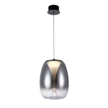 Lustra/Pendul LED design decorativ modern PAMELA 27 fumuriu