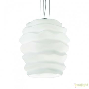 Lustra/ Pendul modern diametru 38cm, KARMA SP1 BIG BIANCO 132365