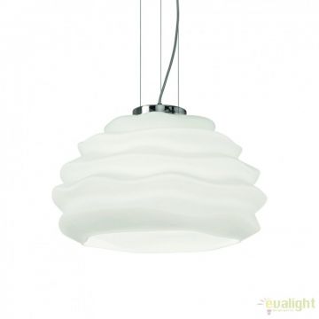 Lustra/ Pendul modern diametru 39cm, KARMA SP1 SMALL BIANCO 132389