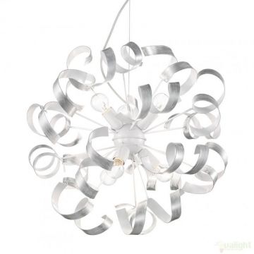 Lustra,Pendul modern diametru 53cm, VORTEX SP6 101613 argintiu