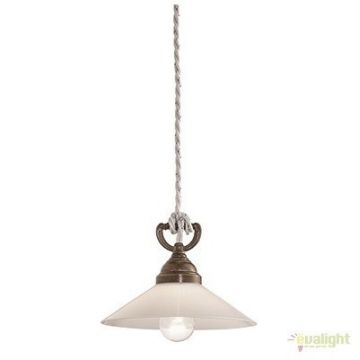 Lustra, Pendul rustic fabricat manual diametru 20cm Tabia 212.07.OV