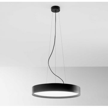 Lustra suspendata LED AVA 60cm, alb sau negru