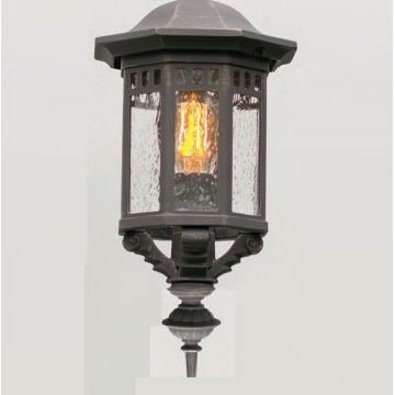 Pendul iluminat exterior din fier forjat, HL 3448, 40cm