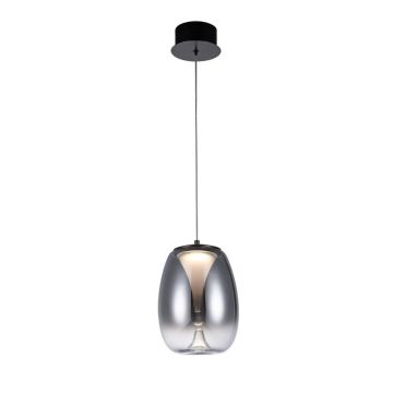 Pendul LED design decorativ modern PAMELA 20 fumuriu