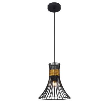 Pendul modern metalic negru-auriu diam. 22cm PURRA 54814H GL