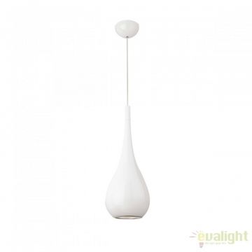 Pendul stil modern diam.20cm DROP alb P0235 MX