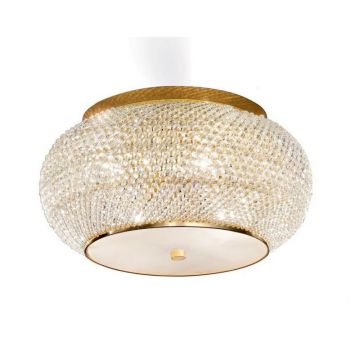 Plafonier modern diametru 40cm, Pasha PL6 Oro 100807