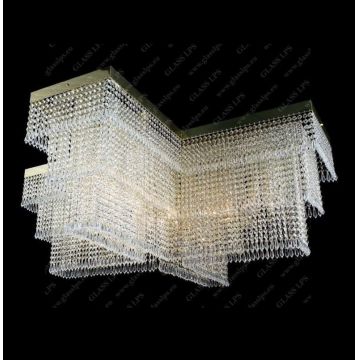 Plafoniera cristal Bohemia 120x120cm, L15 654/20/6