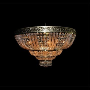 Plafoniera cristal Bohemia, L15 505/20/3; F 3 floor, arms