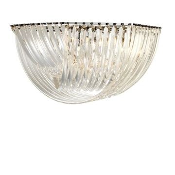 Plafoniera design LUX fabricat manual Hyeres nickel 111840 HZ