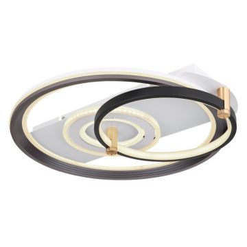 Plafoniera LED cu telecomanda design modern Ani alb