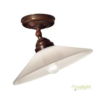 Plafoniera rustica fabricata manual, diam.25cm, Tabia 212.02.OV
