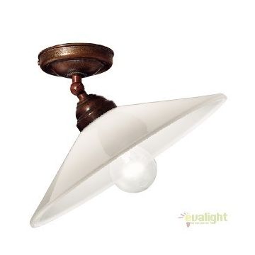 Plafoniera rustica fabricata manual, diam.30cm, Tabia 212.03.OV