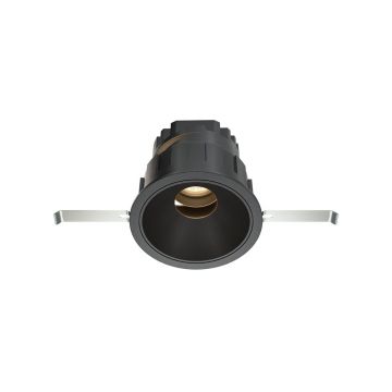 Spot LED incastrabil design tehnic Wise negru