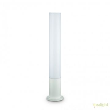 Stalp modern de exterior cu protectie IP44 EDO OUTDOOR PT1 ROUND alb 135755