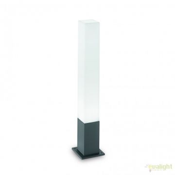 Stalp modern de exterior cu protectie IP44 EDO OUTDOOR PT1 SQUARE antracit 135762